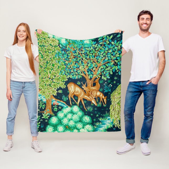 William Morris Dez. von einer Brook Tapestry Print Fleecedecke (Beispiel)