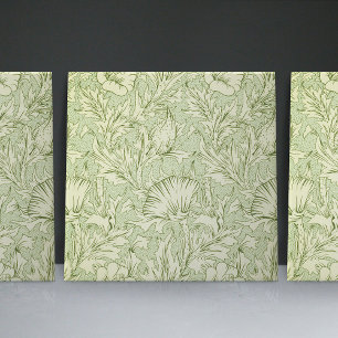 William Morris Distel Art Nouveau Blumenmuster Fliese