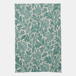 William Morris Distel Sagegrün-Muster Geschirrtuch