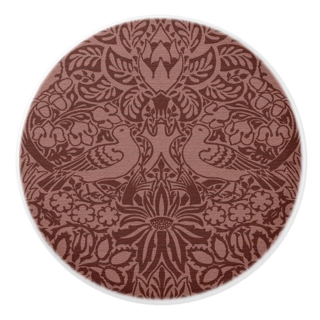 William Morris' Dove and Rose Keramik Knob Keramikknauf (Vorderseite)