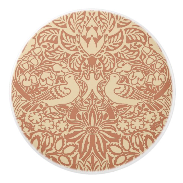 William Morris' Dove and Rose Keramik Knob Keramikknauf (Vorderseite)