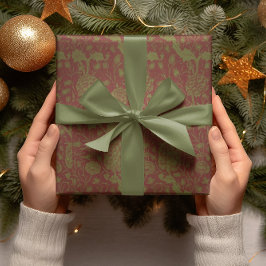 William Morris Elegante Holiday Geschenkpapier