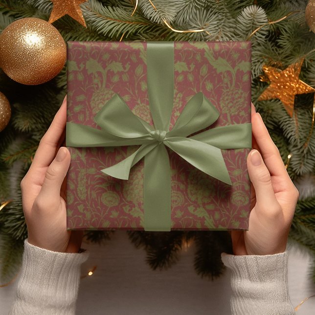 William Morris Elegante Holiday Geschenkpapier (William Morris, timeless designs.)