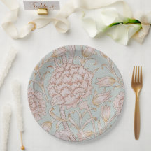 William Morris, Elegante rosa wilde Tulpen Sanftes