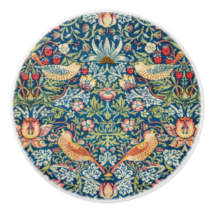 William Morris elegantes Blau Keramikknauf