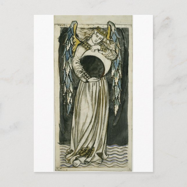 William Morris Engel Postkarte (Vorderseite)