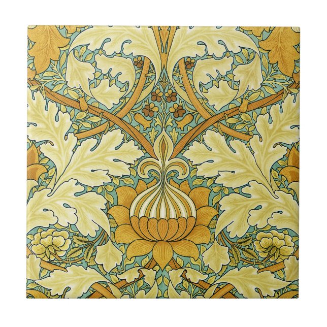 William Morris-Entwurf #11 Fliese (Vorderseite)