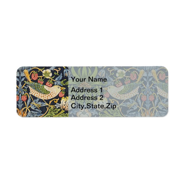 William Morris - Erdbeer-Dieb Blumenmuster (Vorne)
