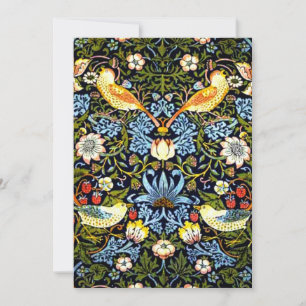 William Morris - Erdbeerdieb, Dankeskarte