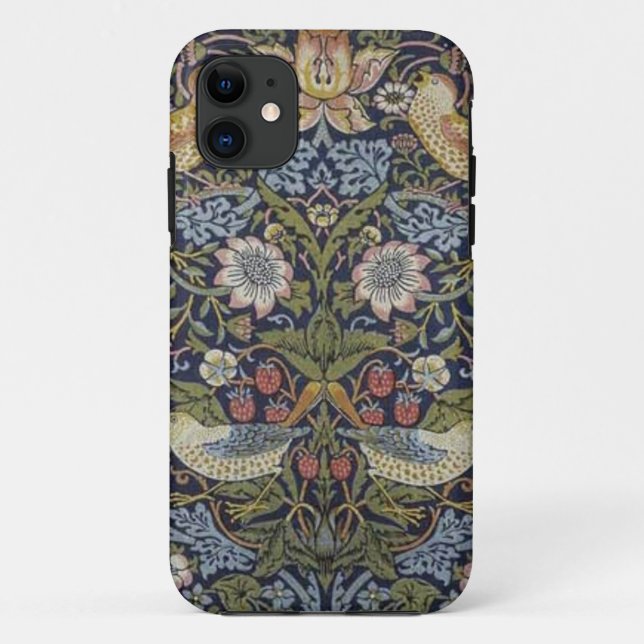 William Morris-Erdbeerdieb-Entwurf 1883 Case-Mate iPhone Hülle (Rückseite)