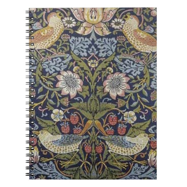 William Morris-Erdbeerdieb-Entwurf 1883 Notizblock (Vorderseite)