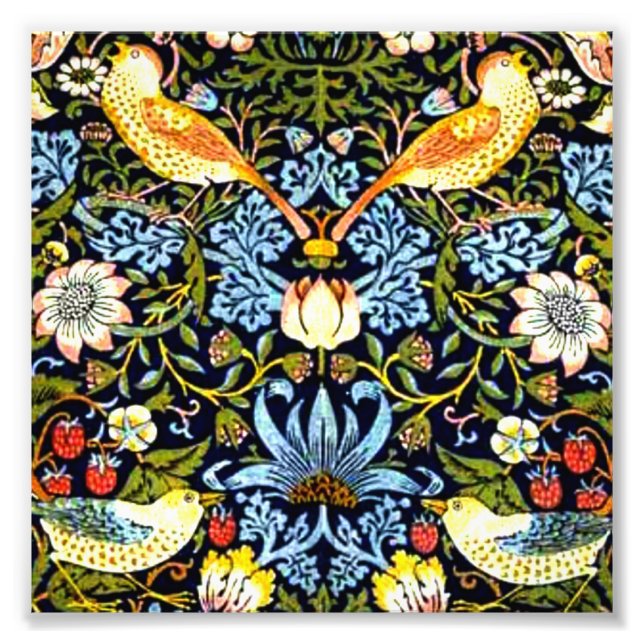 William Morris - Erdbeerdieb,  Fotodruck (Vorne)