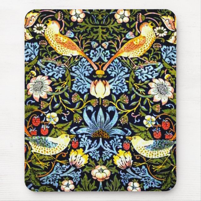 William Morris - Erdbeerdieb,  Mousepad (Vorne)