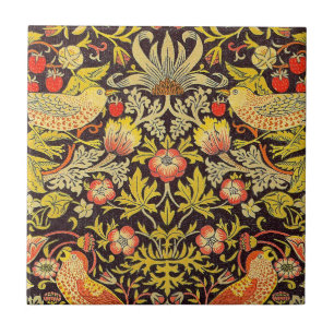 William Morris-Erdbeerdieb-Muster Fliese