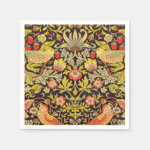 William Morris-Erdbeerdieb-Muster Serviette