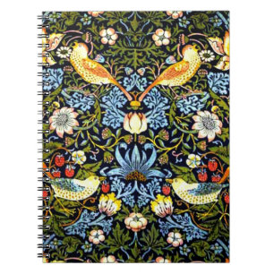 William Morris - Erdbeerdieb, Notizblock