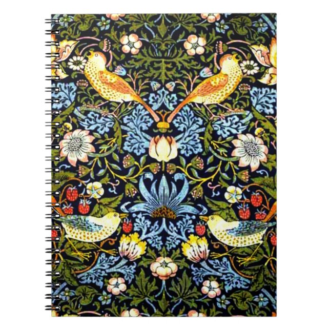William Morris - Erdbeerdieb,  Notizblock (Vorderseite)