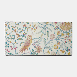 William Morris - Eule und Beeren Tapete Schreibtischunterlage