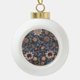 William Morris Evenlode-Muster: Vintage Stimmung Keramik Kugel-Ornament