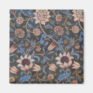 William Morris Evenlode-Muster: Vintage Stimmung Magnet