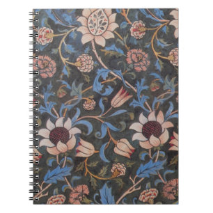 William Morris Evenlode-Muster: Vintage Stimmung Notizblock