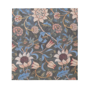 William Morris Evenlode-Muster: Vintage Stimmung Notizblock
