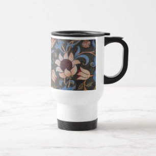 William Morris Evenlode-Muster: Vintage Stimmung Reisebecher