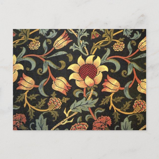 William Morris Evenlode Postkarte (Vorderseite)