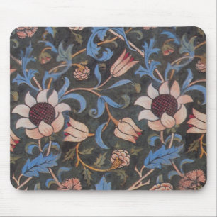 William Morris Evenlode Textile Floral Art Mousepad