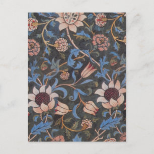 William Morris Evenlode Textile Floral Art Postkarte