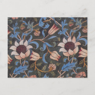 William Morris Evenlode Textile Floral Art Postkarte