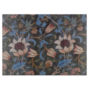 William Morris Evenlode Textile Floral Art Schneidebrett