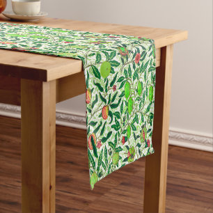 William Morris Exotic Frucht, Limette Green Kurzer Tischläufer