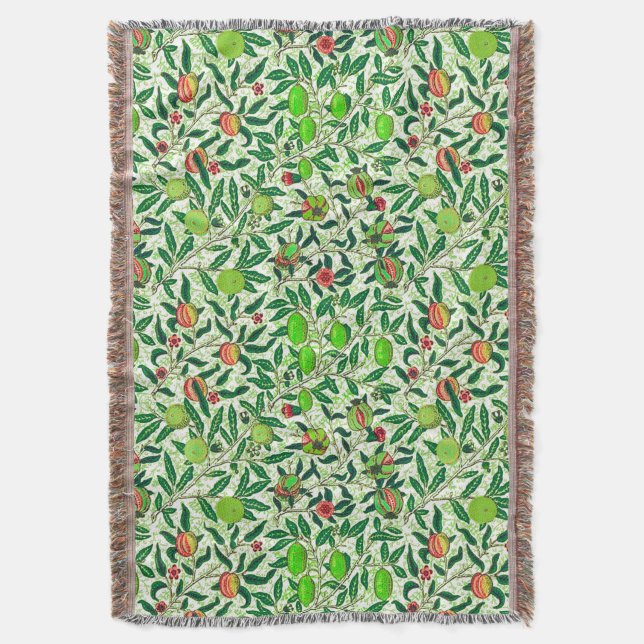 William Morris Exotic Frucht, Limettengrün Decke (Vorderseite Vertikal)