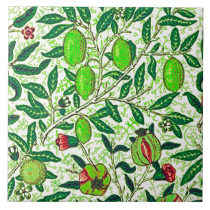 William Morris Exotic Frucht, Limettengrün Fliese