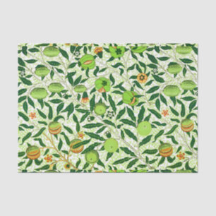 William Morris Exotic Frucht, Limettengrün Seidenpapier