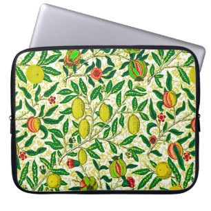 William Morris Exotic Frucht, Zitronengelb Laptopschutzhülle