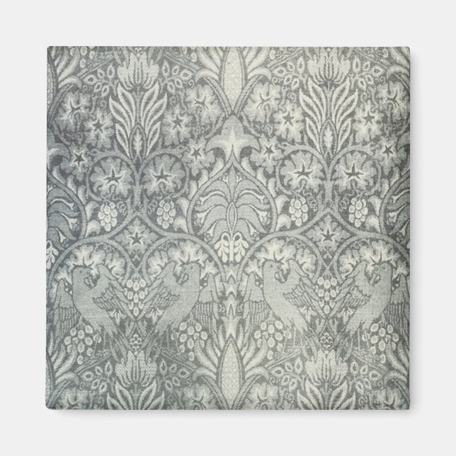 William Morris Fabric Design Grußkarte Magnet (Vorne)