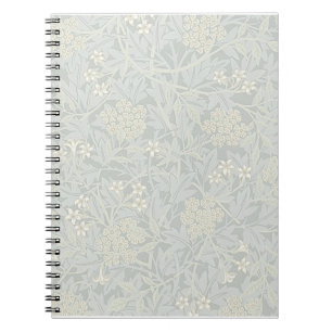 William Morris Faded Jasmine Spiral Notebook Notizblock