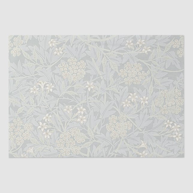 William Morris Faded Jasmine Tissue Paper Seidenpapier (Vorderseite)