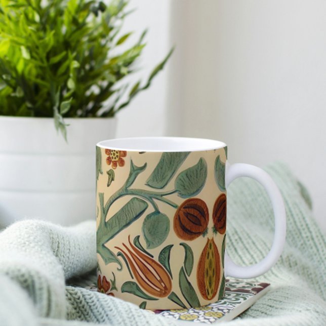 William Morris Fall Floral, English Hütte Garden Kaffeetasse (Von Creator hochgeladen)