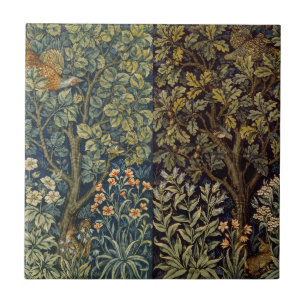 William Morris Fasan Vogel Baum Blume Fliese