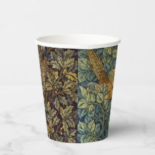 William Morris Fasan Vogel Baum Blume Pappbecher