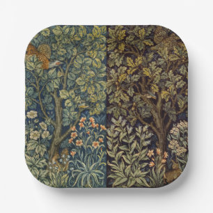 William Morris Fasan Vogel Baum Blume Pappteller
