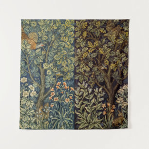 William Morris Fasan Vogel Baum Blume Wandteppich