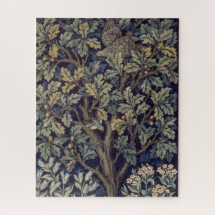 William Morris Fasan Vogel Baum Wald Puzzle
