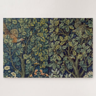 William Morris Fasan Vogel Baum Wald Puzzle