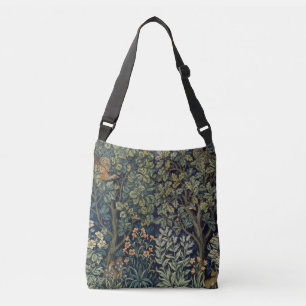 William Morris Fasan Vogel Baum Wald Tragetaschen Mit Langen Trägern