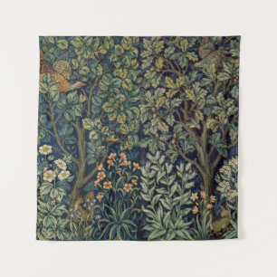 William Morris Fasan Vogel Baum Wald Wandteppich