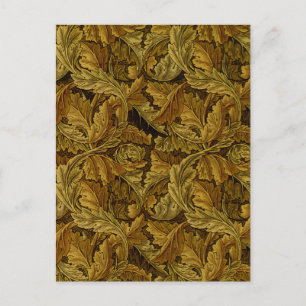 William Morris feines florales Tapetenmuster Postkarte